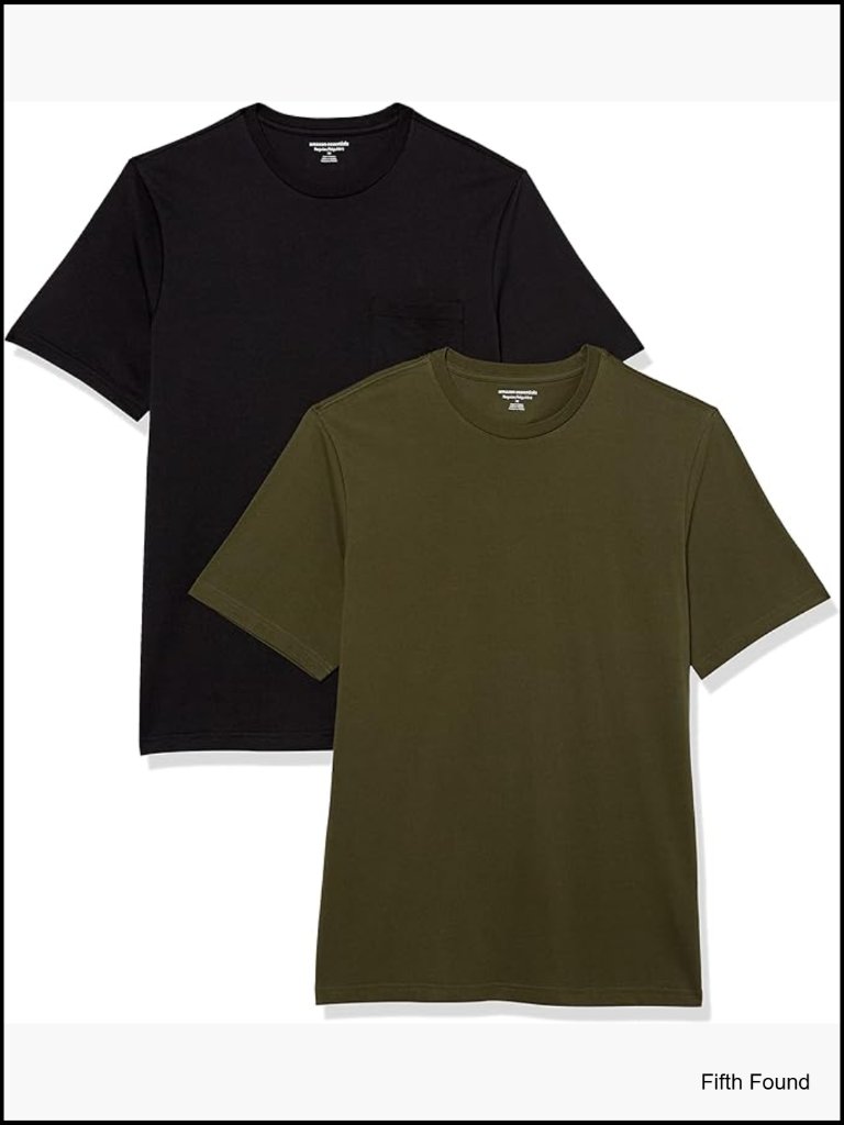 Men's Short-Sleeve Crewneck Pocket T-Shirts 2-Pack